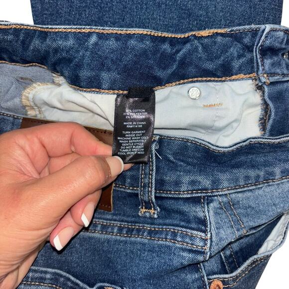 Frye Straight Leg Crop Blue Jeans Women’s 27 Classic Casual Western Preppy Fall - Picture 10 of 14